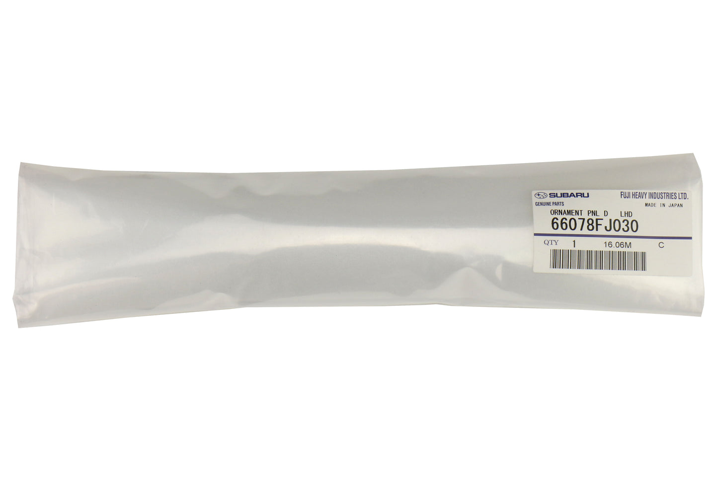 SUB66078FJ030 Subaru Silver Trim (driver),