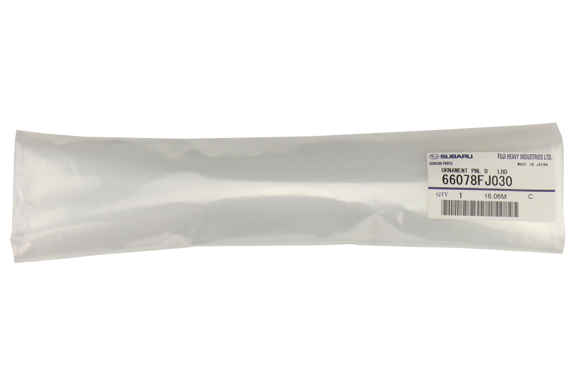 SUB66078FJ030 Subaru Silver Trim (driver),