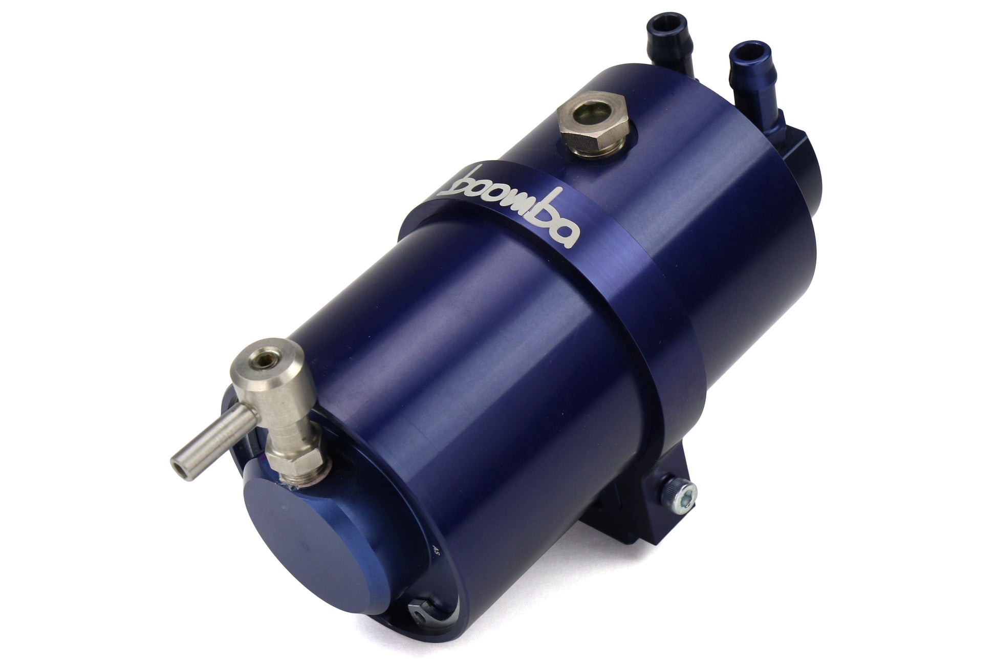 BBA031-00-026BLUE Boomba Racing Stage 2 Oil Catch Can Kit (PCV) - 2015+ WRX-Blue,