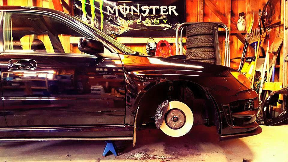 4 Piston ATS Caliper Big Brake Bracket Kit by CTS-V Brake Swap - 2014 Scion FR-S / 2013-2014 Subaru BRZ / 2015 WRX