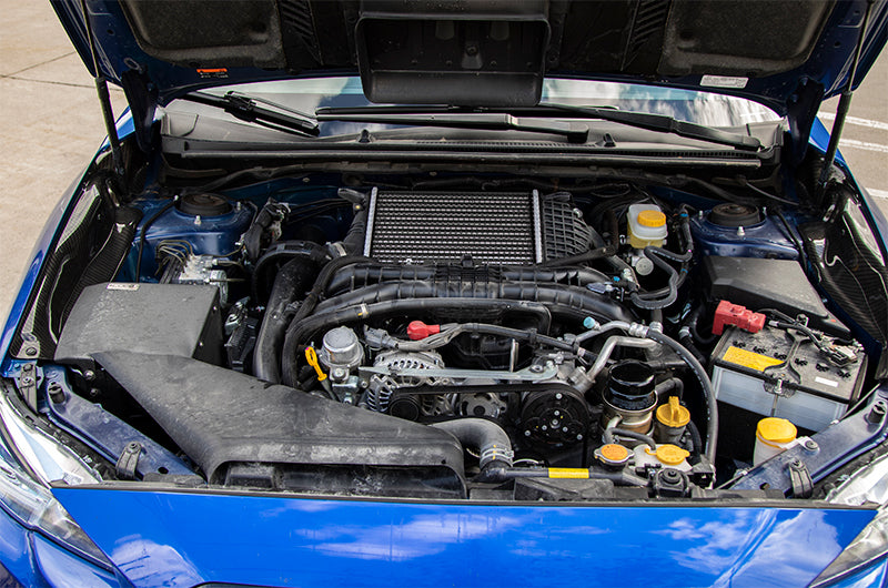 Compressive Tuning Air Shields Intercooler Protector Black - 2015-2021 Subaru WRX / 2014-2024 Forester XT