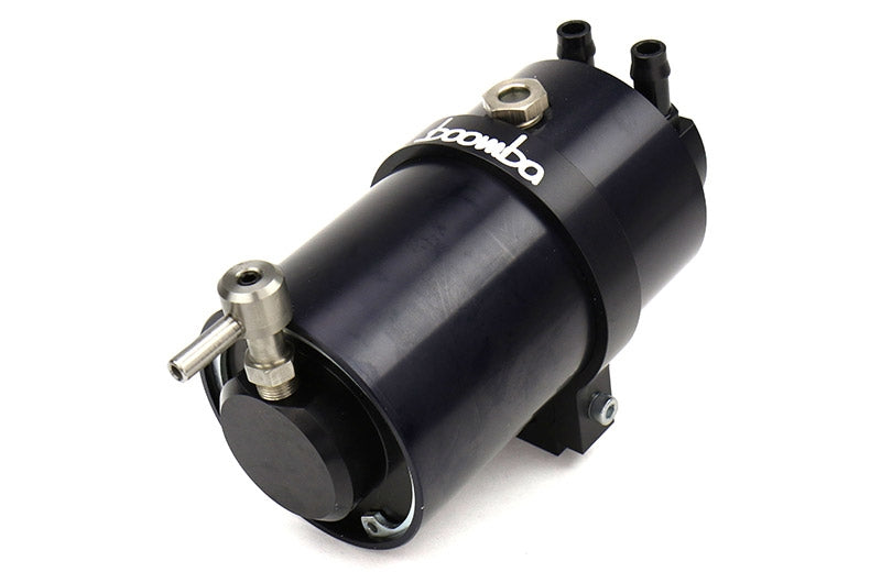 BBA031-00-026B Boomba Racing Stage 2 Oil Catch Can Kit (PCV) - 2015+ WRX-Black,