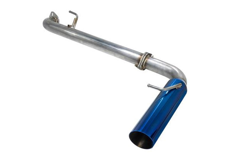 REMRO-TBZN-SL Remark Single-Exit Axleback Exhaust System BOSO Edition Burnt Blue Stainless Steel Tip,