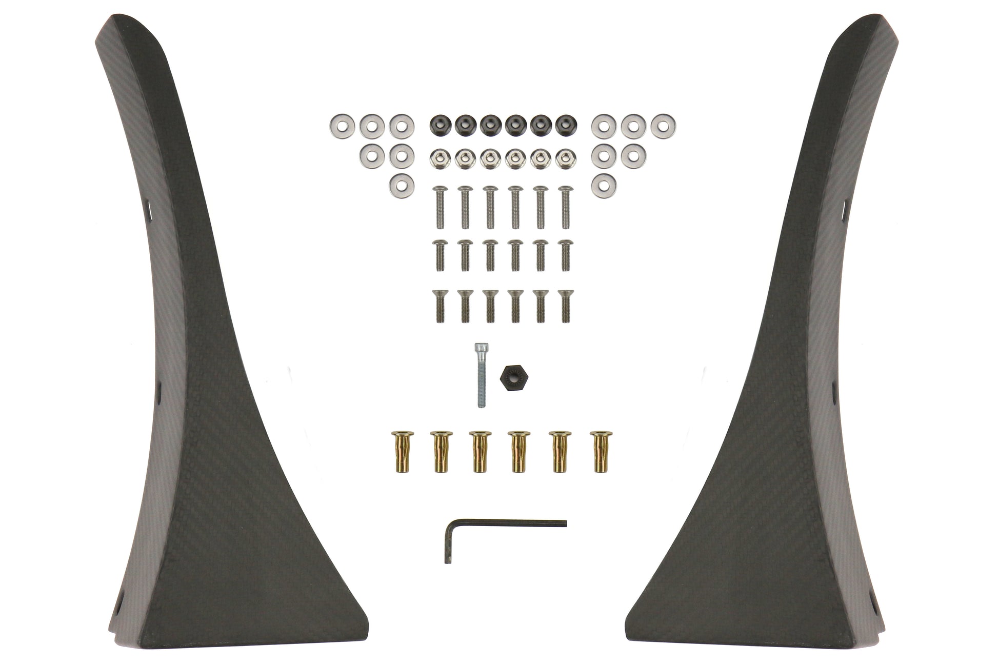 VERA0040A FT-86SF / Verus Front Splitter Dry Carbon Fiber Endplates - 2013+ FT86,