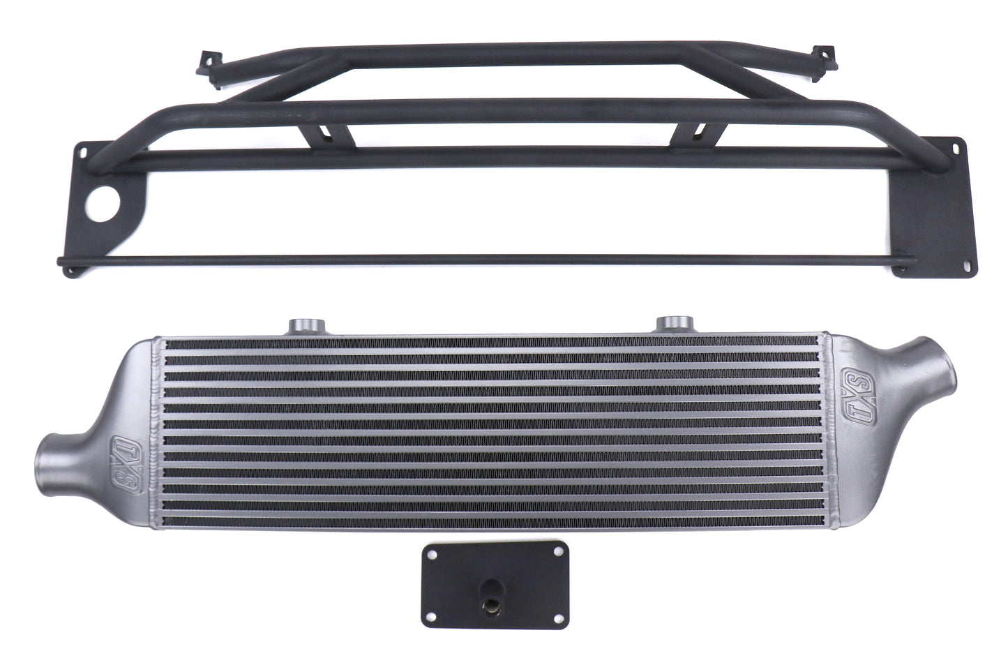 TXSW15-FMIC-RED TurboXS Front Mount Intercooler Kit - 2015+ WRX-Wrinkle Red,