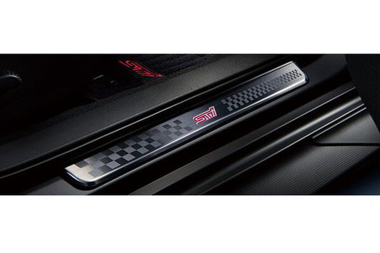 STIE1017VC210 Subaru OEM LED Side Sill Plates w/ STI Logo 2022+ Subaru WRX,