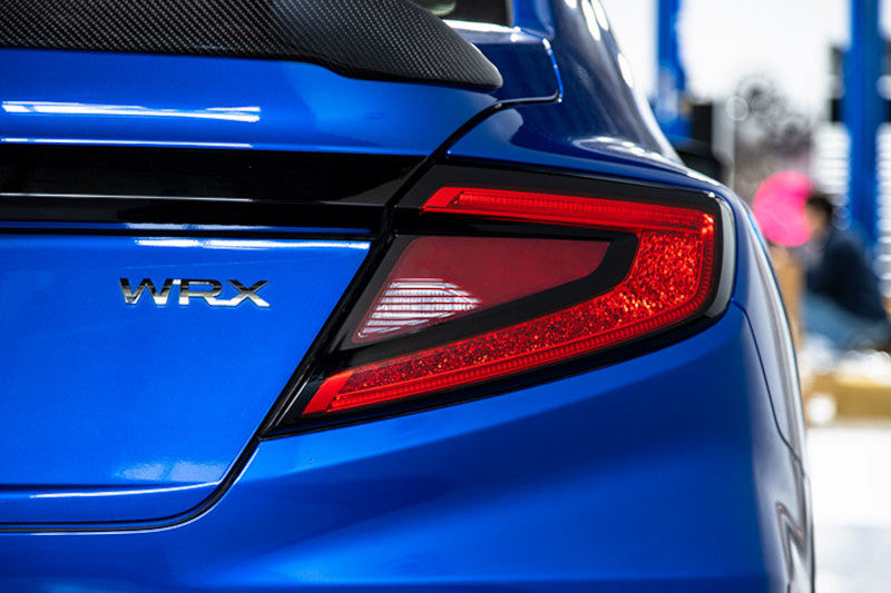 ASAV.47001.2-RD AutoStyled V2 Red Tail Light Overlays - Subaru WRX 2022+,