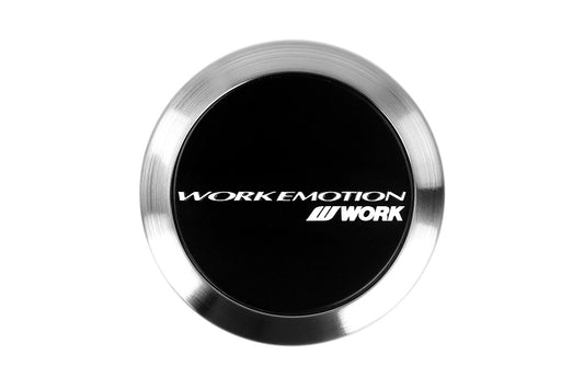 Work Wheels Emotion Center Cap Black Flat Type - Universal