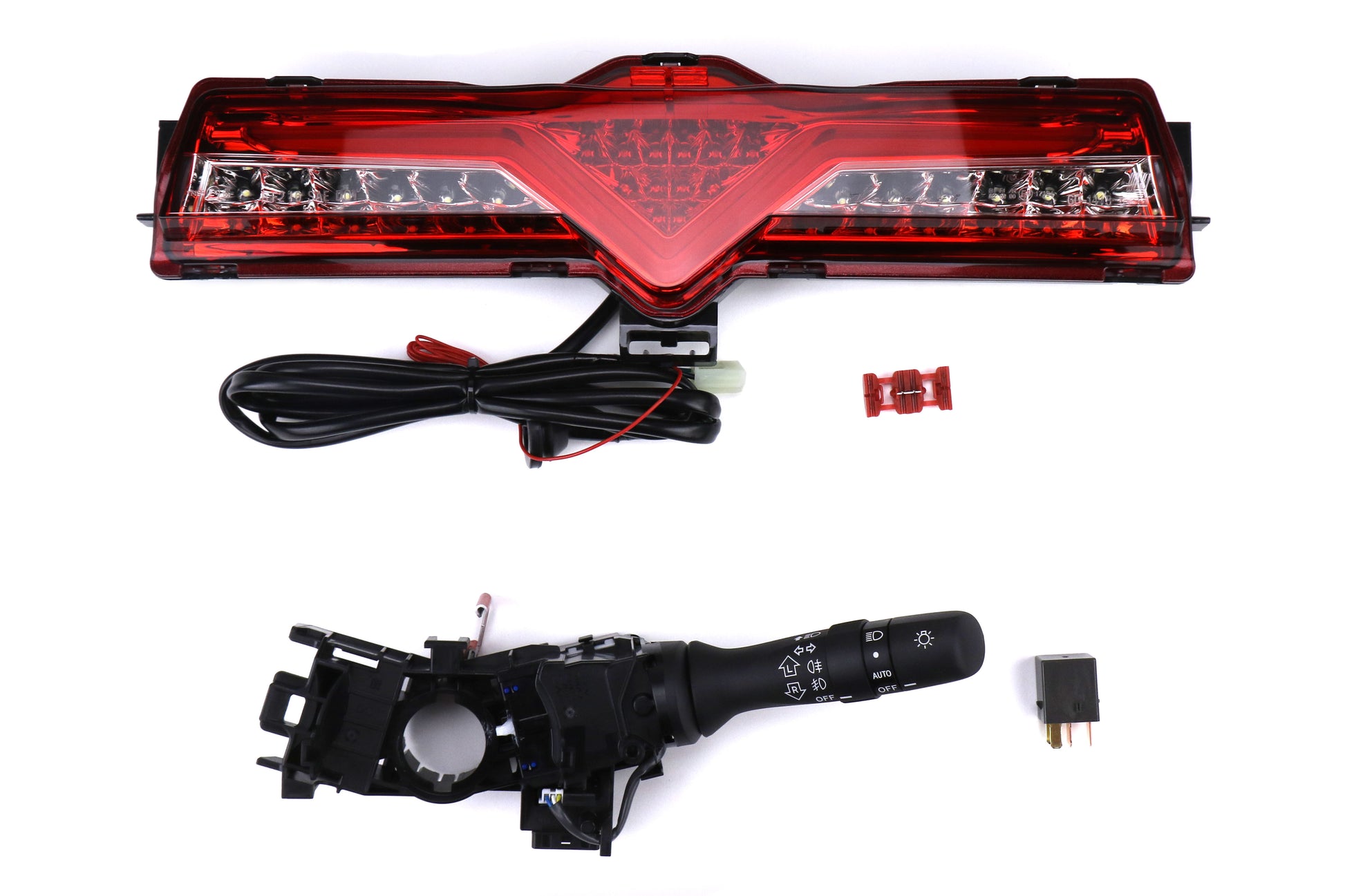 VALBFT86Z-HC-2 Valenti Jewel 4th Brake Light / Reverse Light (Half Red Lens, Chrome Inner Reflector) - 2013+ FT86,