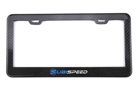 SBSSS-CF-LF SubiSpeed Carbon Fiber License Plate Frame,