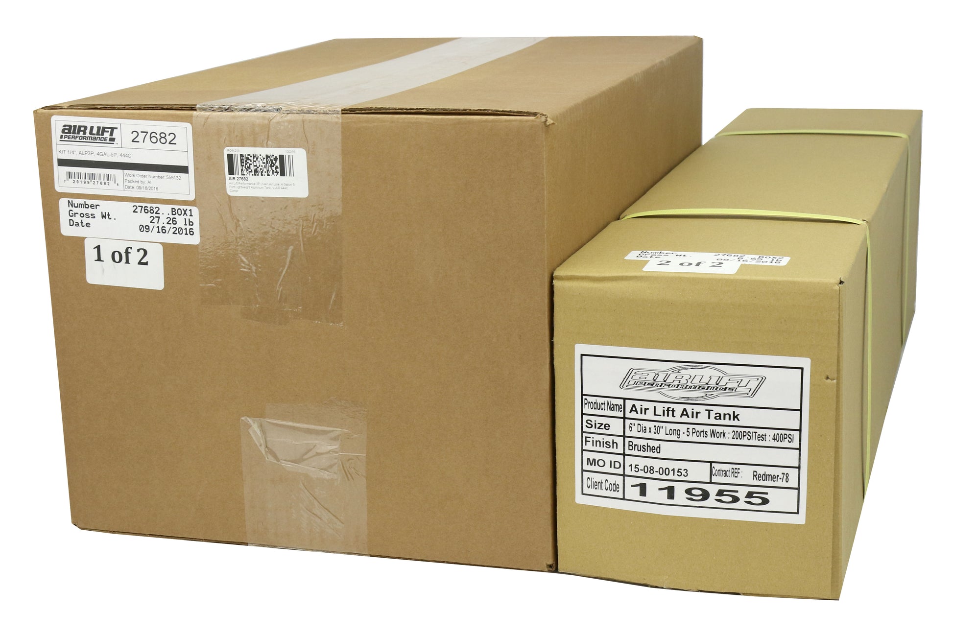 ALK27682 Air Lift Performance 3P Air Suspension Control Unit w/ Compressor and Tank - Universal,