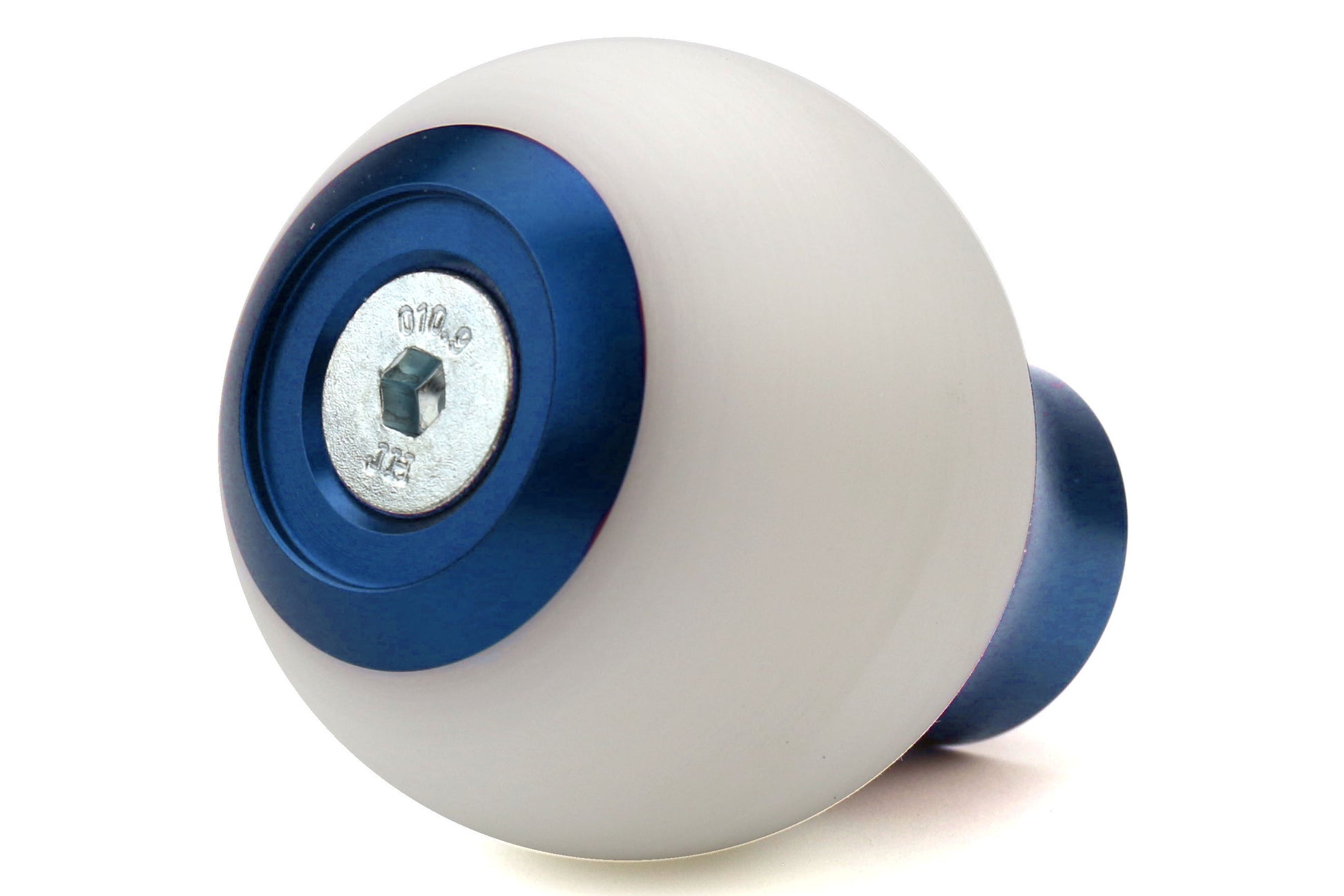 ASA1501010102 AutoStyled Subaru 6 Speed shift knob Blue with White Delrin Center,