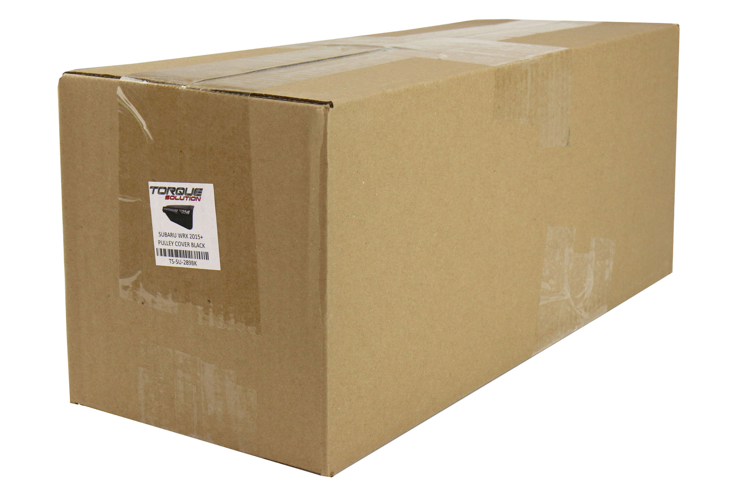 TQSTS-SU-289BK Torque Solution Engine Pulley Cover - 2015+ WRX / 2014+ Forester XT-Black,