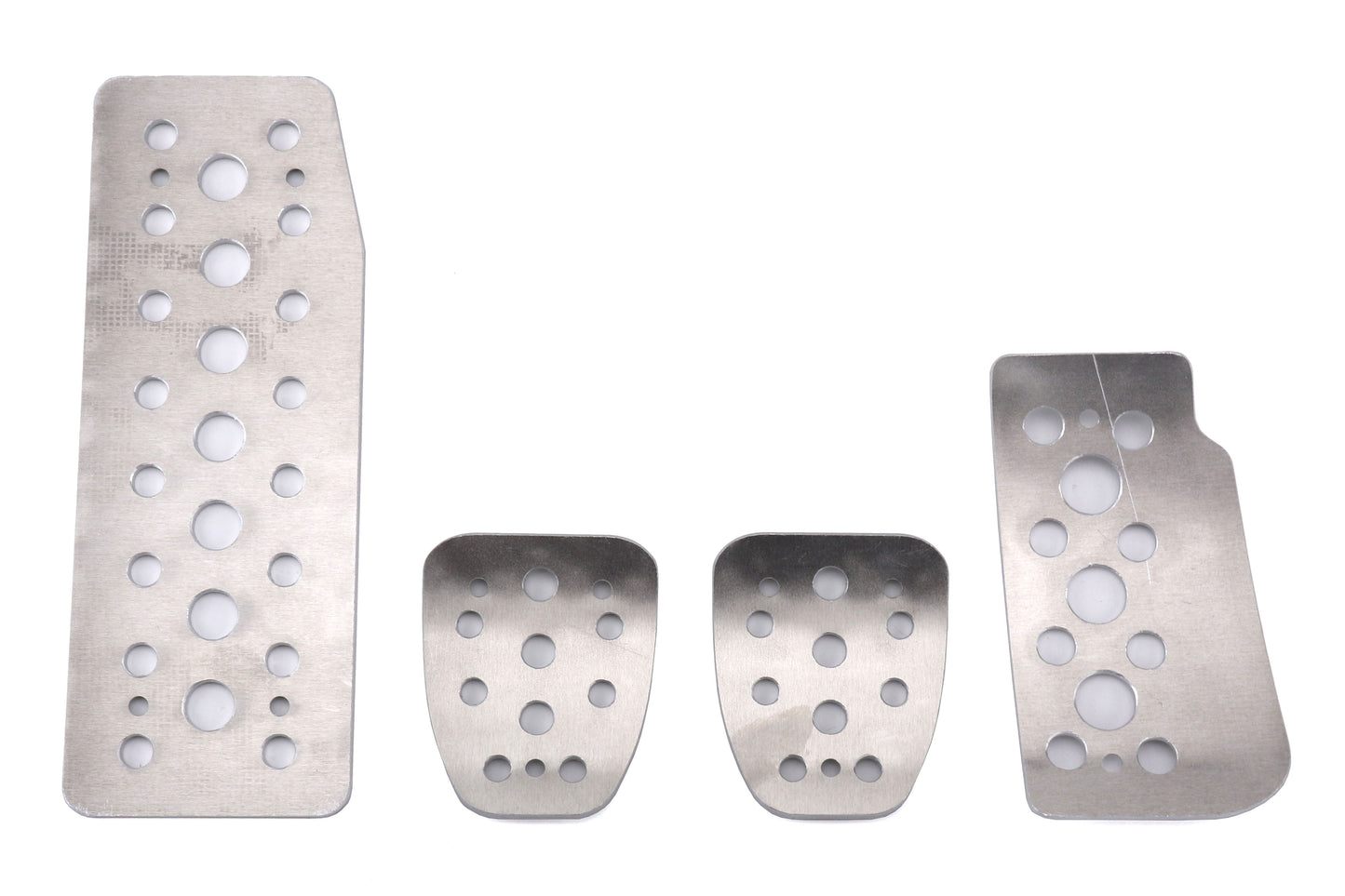 SRPSP4BRZ-FRS Billet Aluminum Sports Racing Pedals - 2015+ WRX / 2015+ STI / 2013+ BRZ-Full Set - Satin,