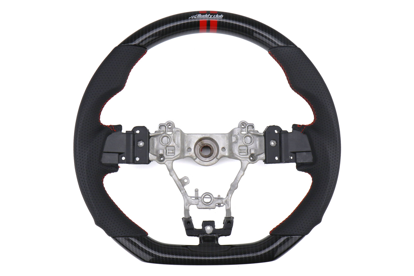 BUDBC08-RSSWVAB-C 15-21 Subaru WRX & STI Buddy Club Sport Steering Wheel Carbon Style,