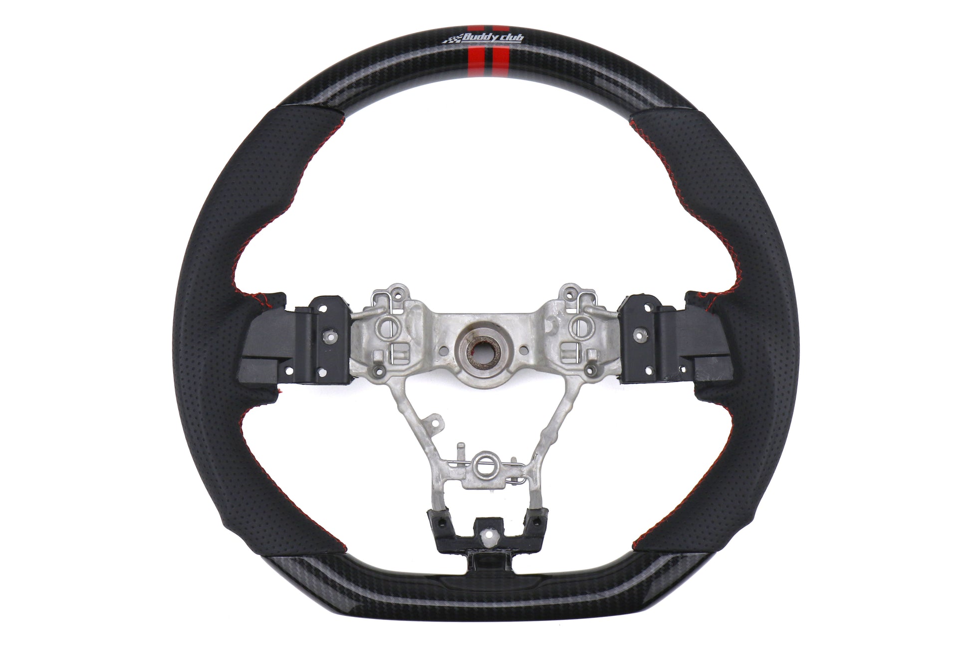 BUDBC08-RSSWVAB-C 15-21 Subaru WRX & STI Buddy Club Sport Steering Wheel Carbon Style,