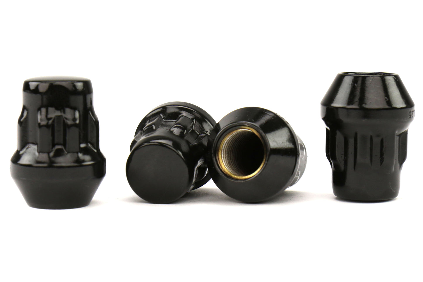 KICW603B17 PROJECT KICS BULL LOCK LUG NUT-Black,