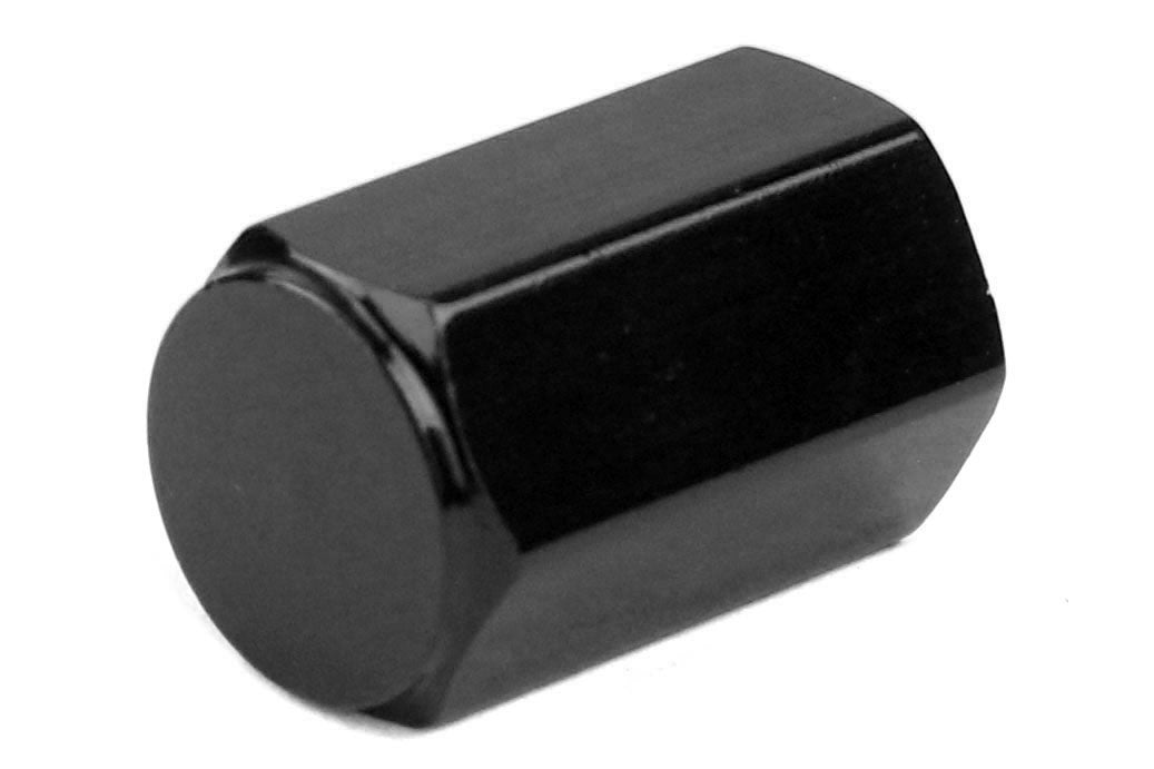 WMP45930B Wheel Mate TPMS Color Valve Step Sleeve and Cap Kit - Universal (Black),