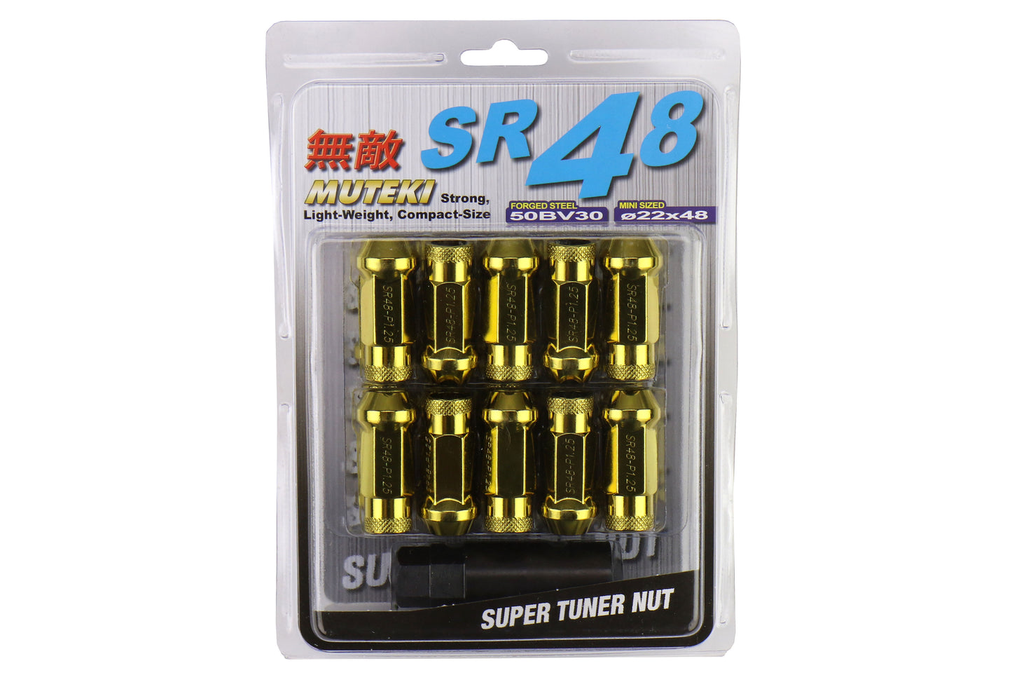 MUT32905Z Muteki SR48 Open End Lug - Gold,