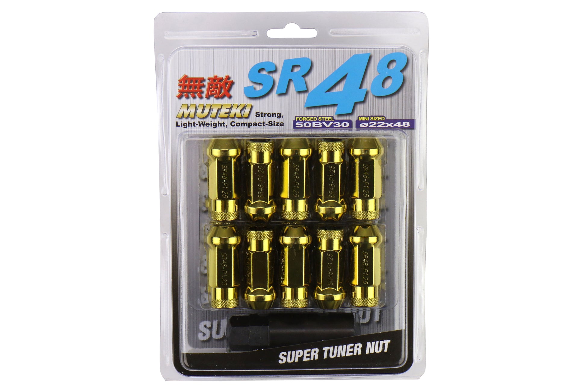 MUT32905Z Muteki SR48 Open End Lug - Gold,