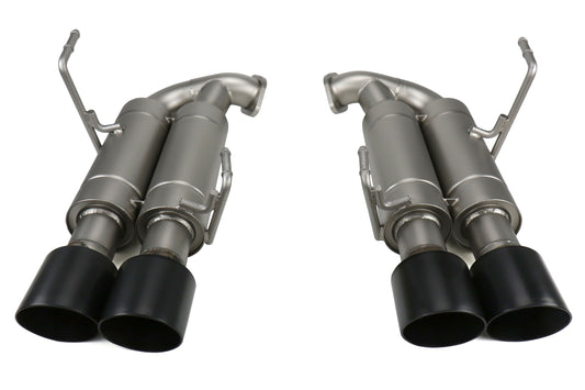CPESBAE00002B CP-E Austenite Axle Back Dual Mufflers - 2015+ WRX / STI-Black,