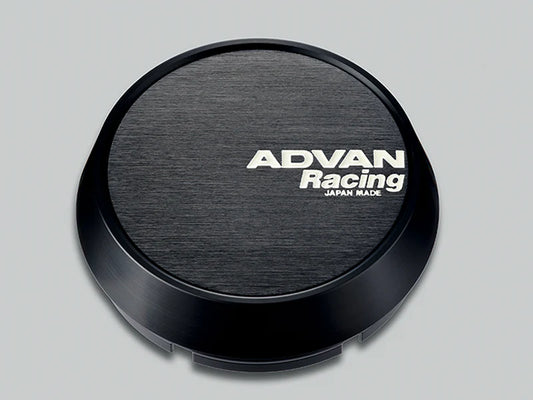 ADWYZ9934 Advan Racing Center Cap 73MM Middle Type Black w/White Letters,