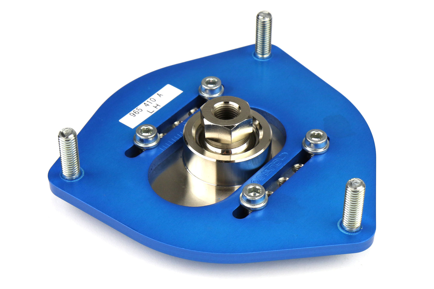 CUS965 410 A Cusco Front Adjustable Pillow Ball Upper Mount Camber Plates - 2013+ FR-S / BRZ / 86,