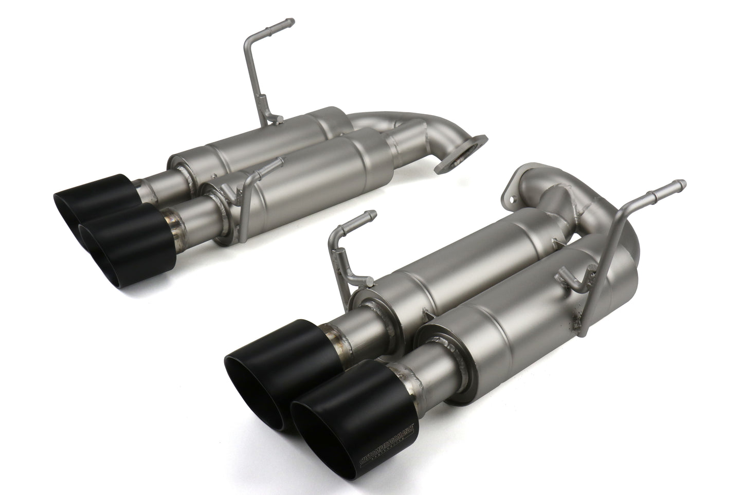 CPESBAE00002B CP-E Austenite Axle Back Dual Mufflers - 2015+ WRX / STI-Black,