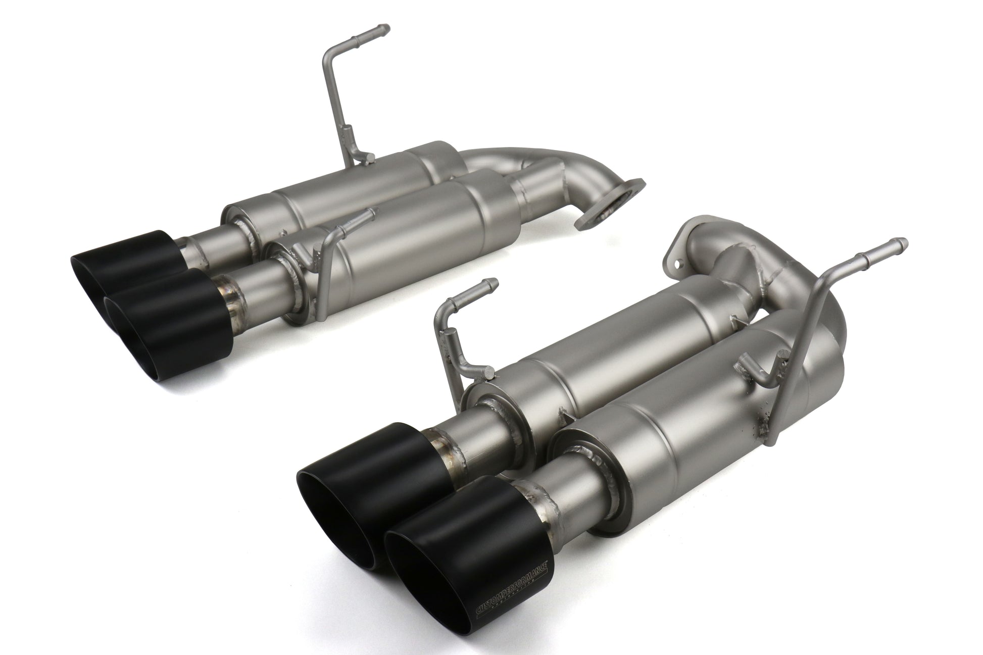 CPESBAE00002B CP-E Austenite Axle Back Dual Mufflers - 2015+ WRX / STI-Black,