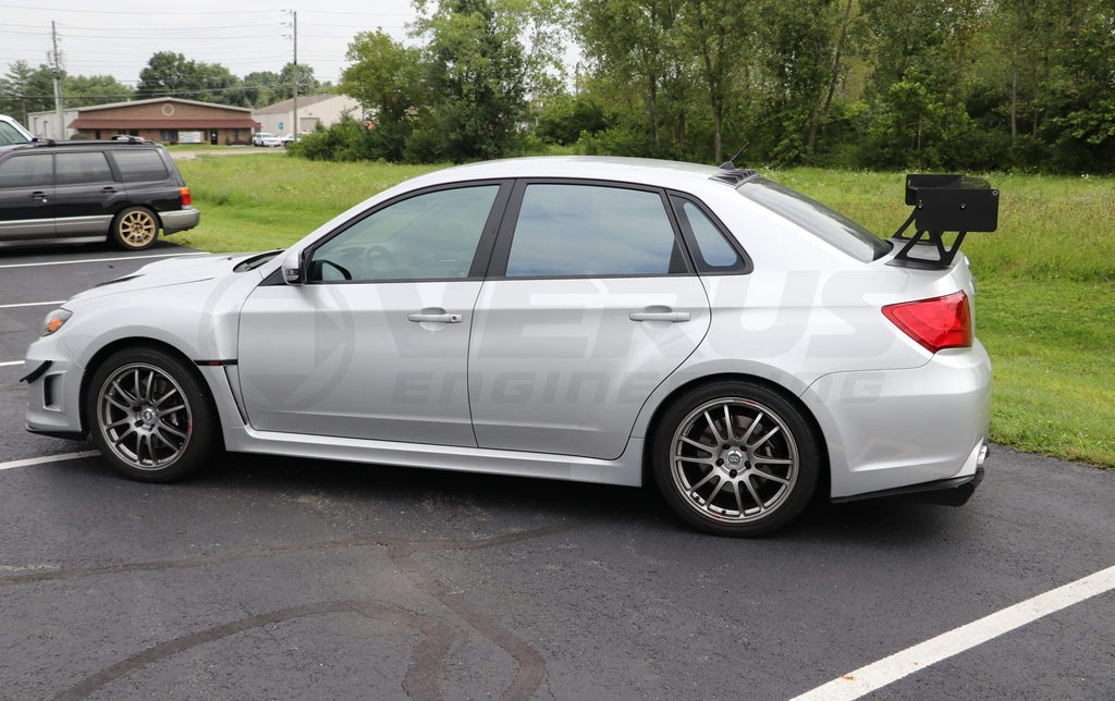 VERA0229A-CRB   -   Verus Engineering UCW Rear Wing Kit w/ Carbon Endplates  - 2011-2014 Subaru WRX/STI Sedan,
