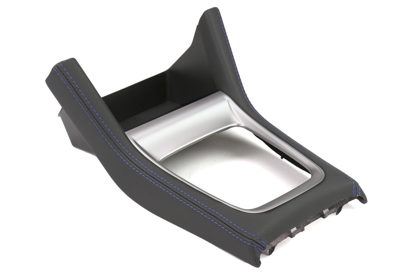 SUB92121VA322 Subaru OEM JDM Shifter Console with Blue Stitching - 2015+ WRX CVT,