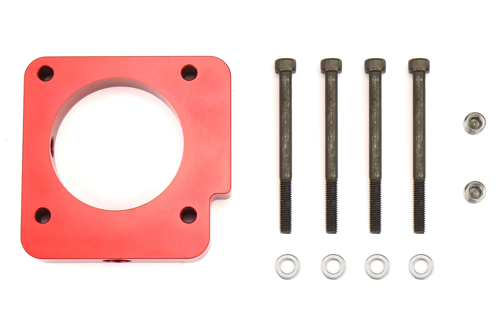 TQSTS-TBS-027R Torque Solutions Throttle Body Spacer - 2015+ STI-Red,