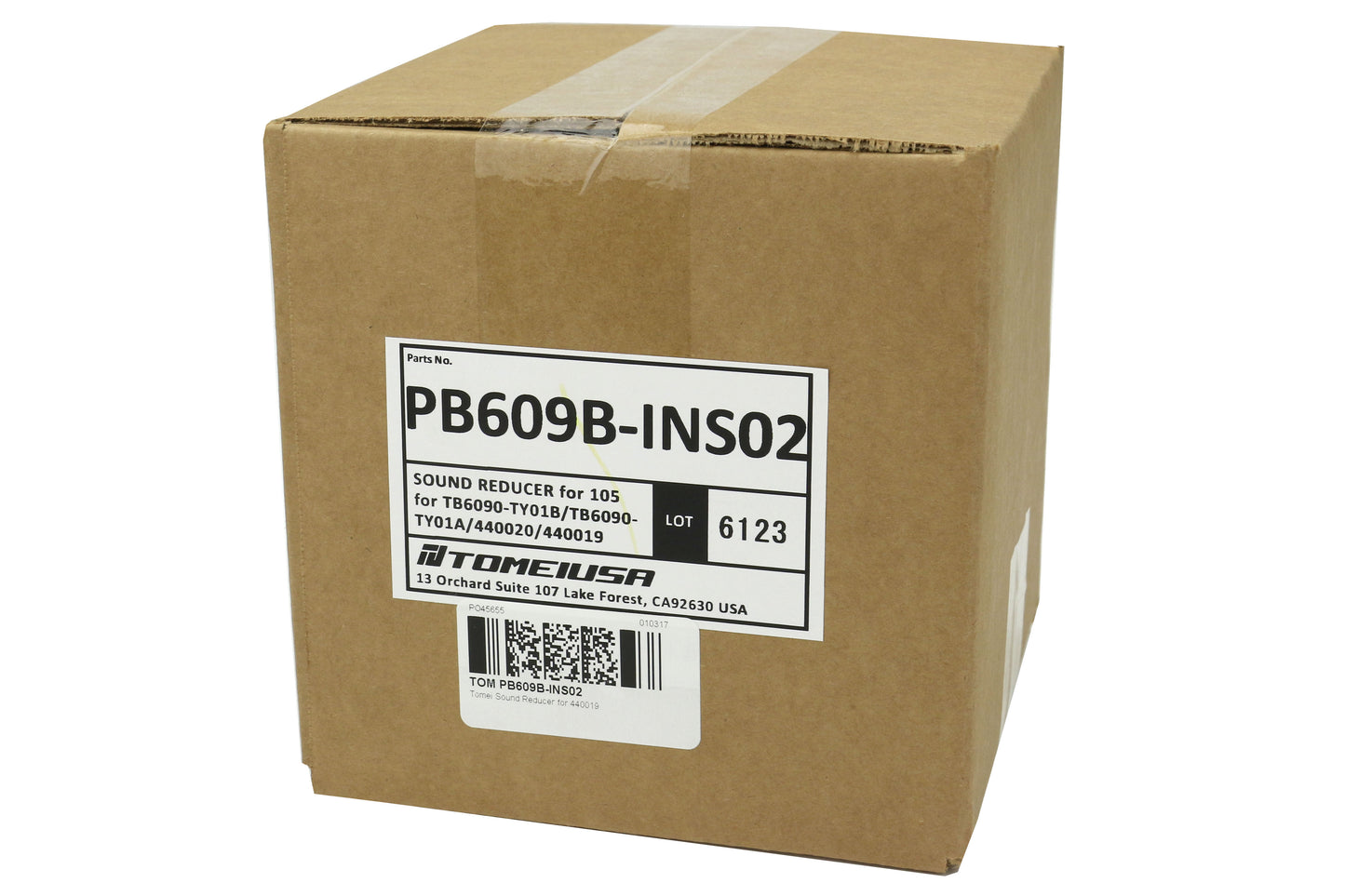 TOMPB609B-INS02 Tomei Sound Reducer for 105mm Tip Mufflers,