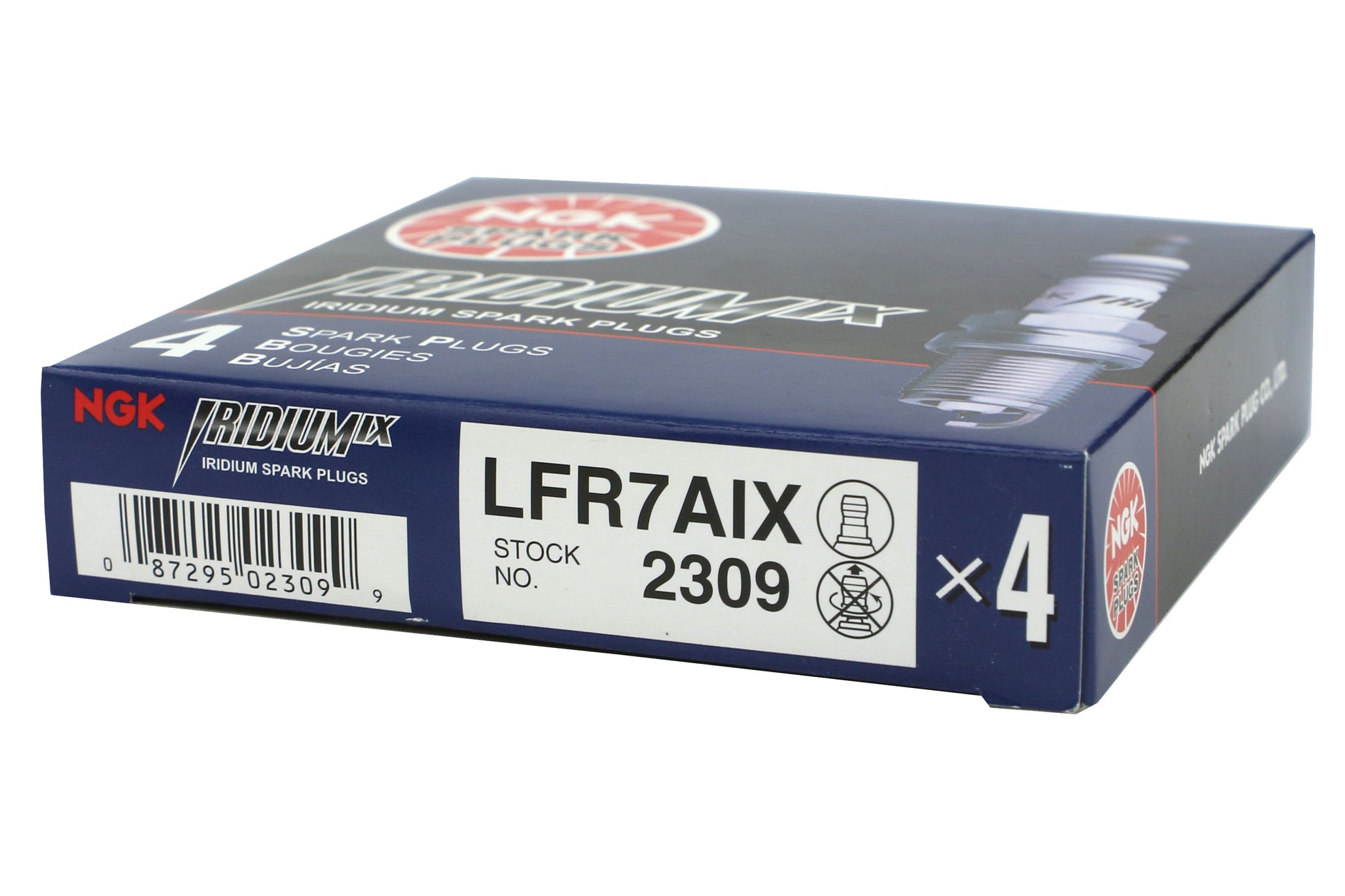 NGKLFR7AIX-GRP 2015-2021 Subaru STI NGK Iridium One Step Colder 2309 Spark Plug Set - 2006-2014 Subaru WRX / 2004+ Subaru STI,