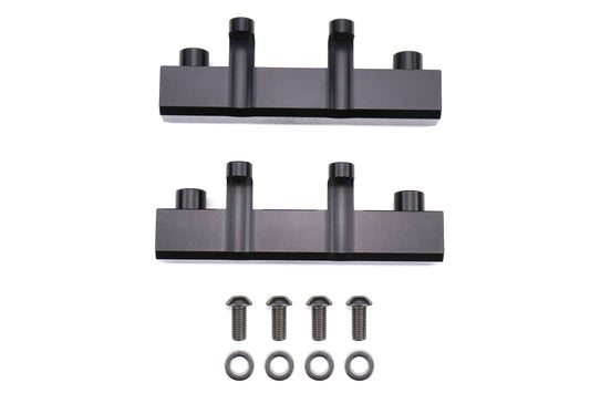 ALUALM-FUEL-RAIL Aluminati Billet Top Feed Fuel Rails - 2015+ STI-Black,