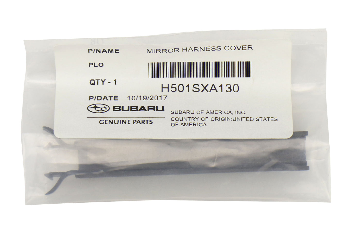 SUBH501SXA130 Subaru Mirror Wire Cover - 2015+ WRX / 2015+ STI / 2014+ Forester,