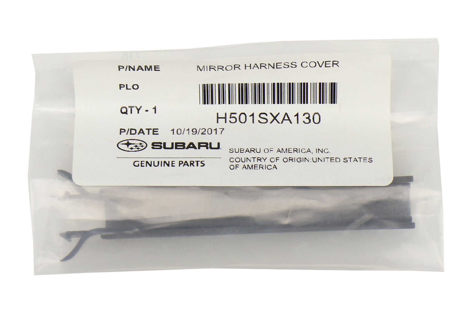 SUBH501SXA130 Subaru Mirror Wire Cover - 2015+ WRX / 2015+ STI / 2014+ Forester,