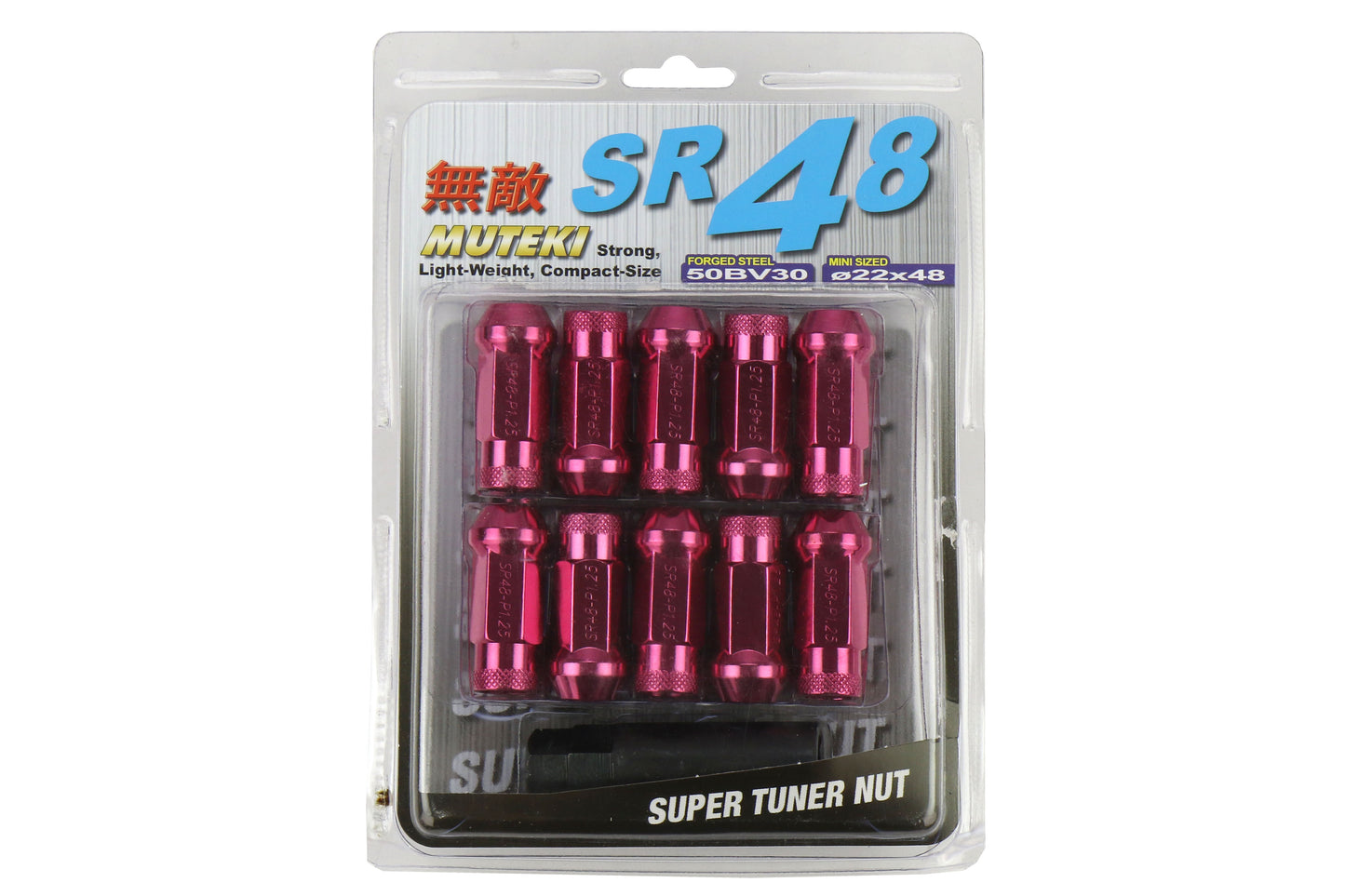 MUT32905K Muteki SR48 Open End Lug - Pink,