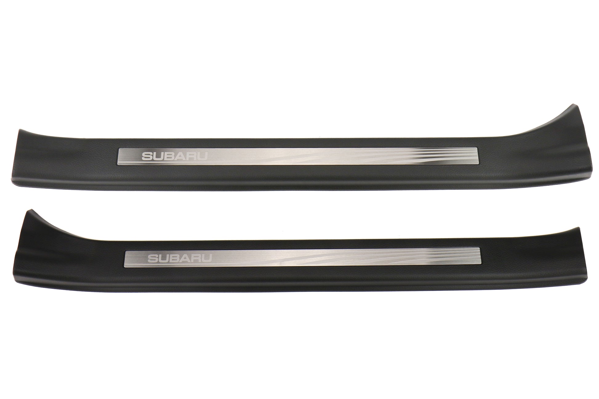 SUB94060VA-KIT Subaru Silver Etched Door Sills - 2015+ WRX / 2015+ STI,