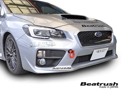 BEAS106024TF-FSA Beatrush Front Tow Hook - 2015+ WRX / 2015+ STI-Red,