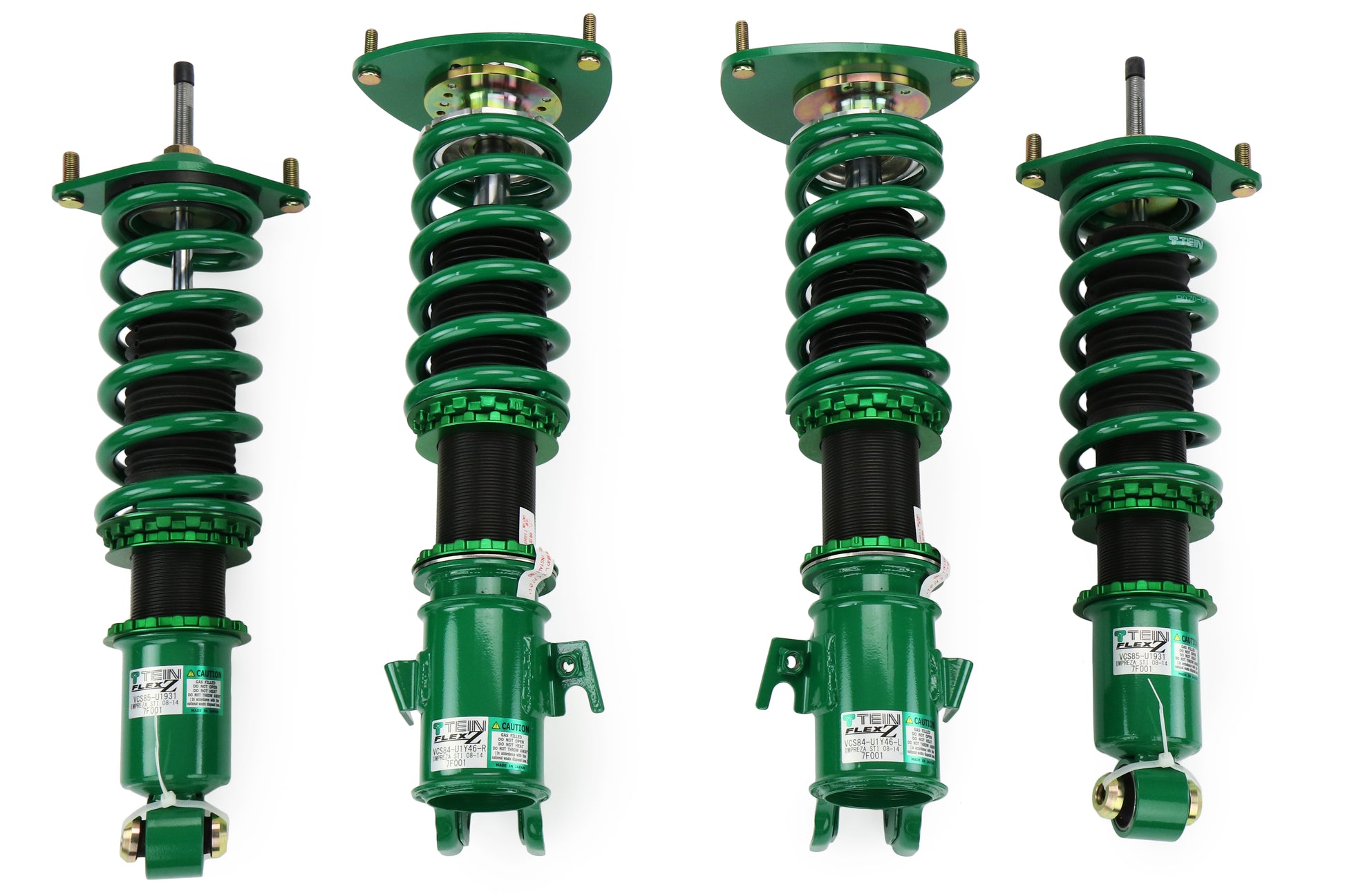 TEIVSS84-CUSS1 Tein Flex Z Coilovers - 2008-2014 Subaru STI,