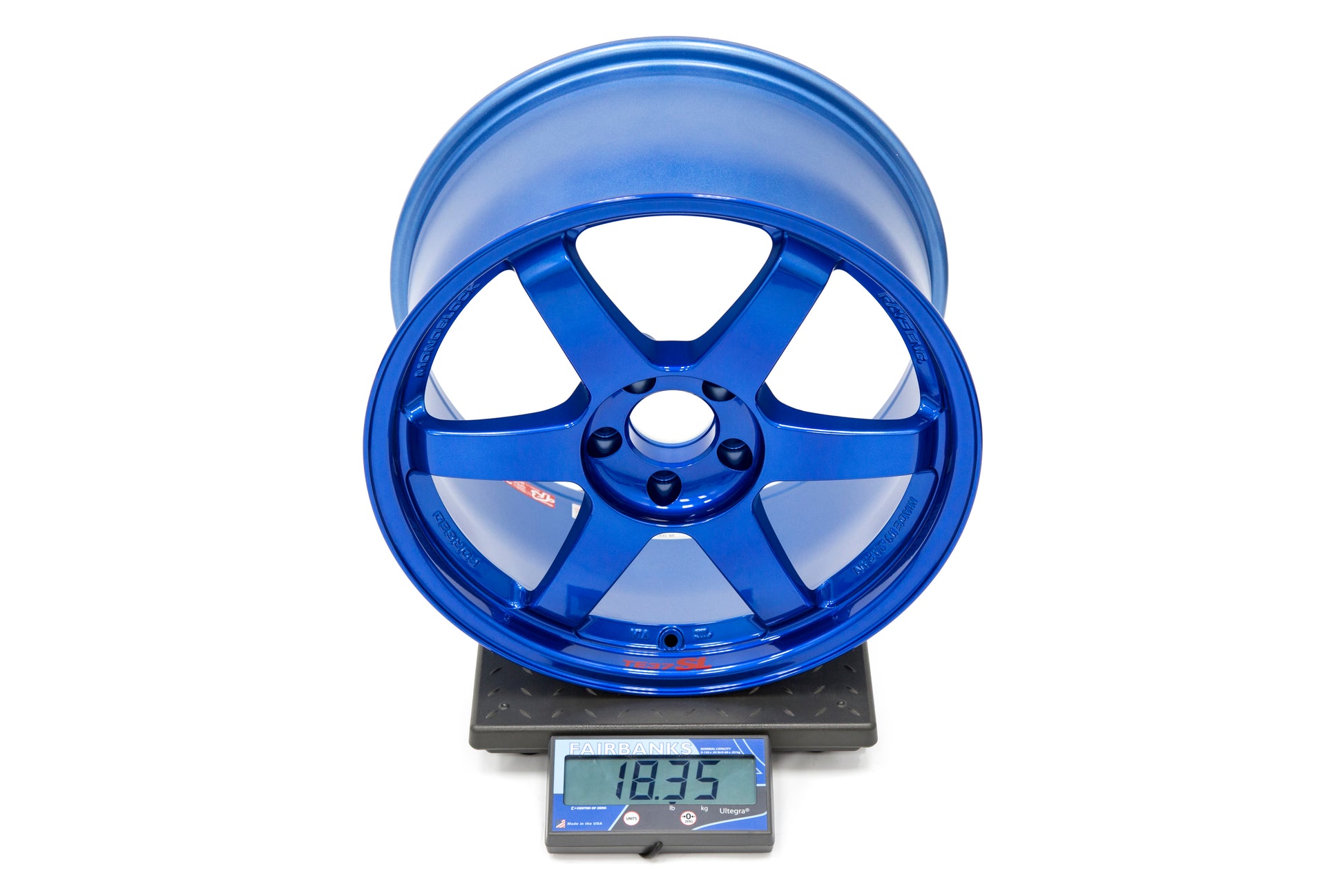 VLKWVDX40EPE Volk TE37 SL Hyper Blue 18x9.5 +40 - 2015+ WRX / 2015+ STI,