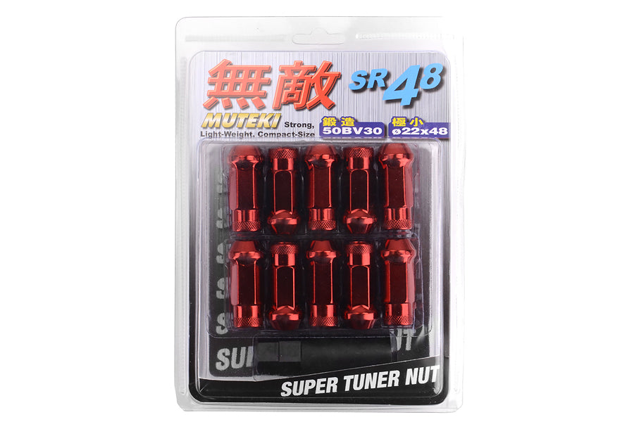 MUT32905R Muteki SR48 Open End Lug - Red,