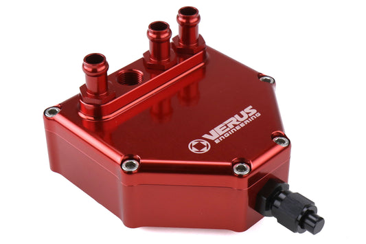 VERA0002A-RED Dual Air Oil Separator, Multi-Stage Filtering - 2013+ FT86-Red,