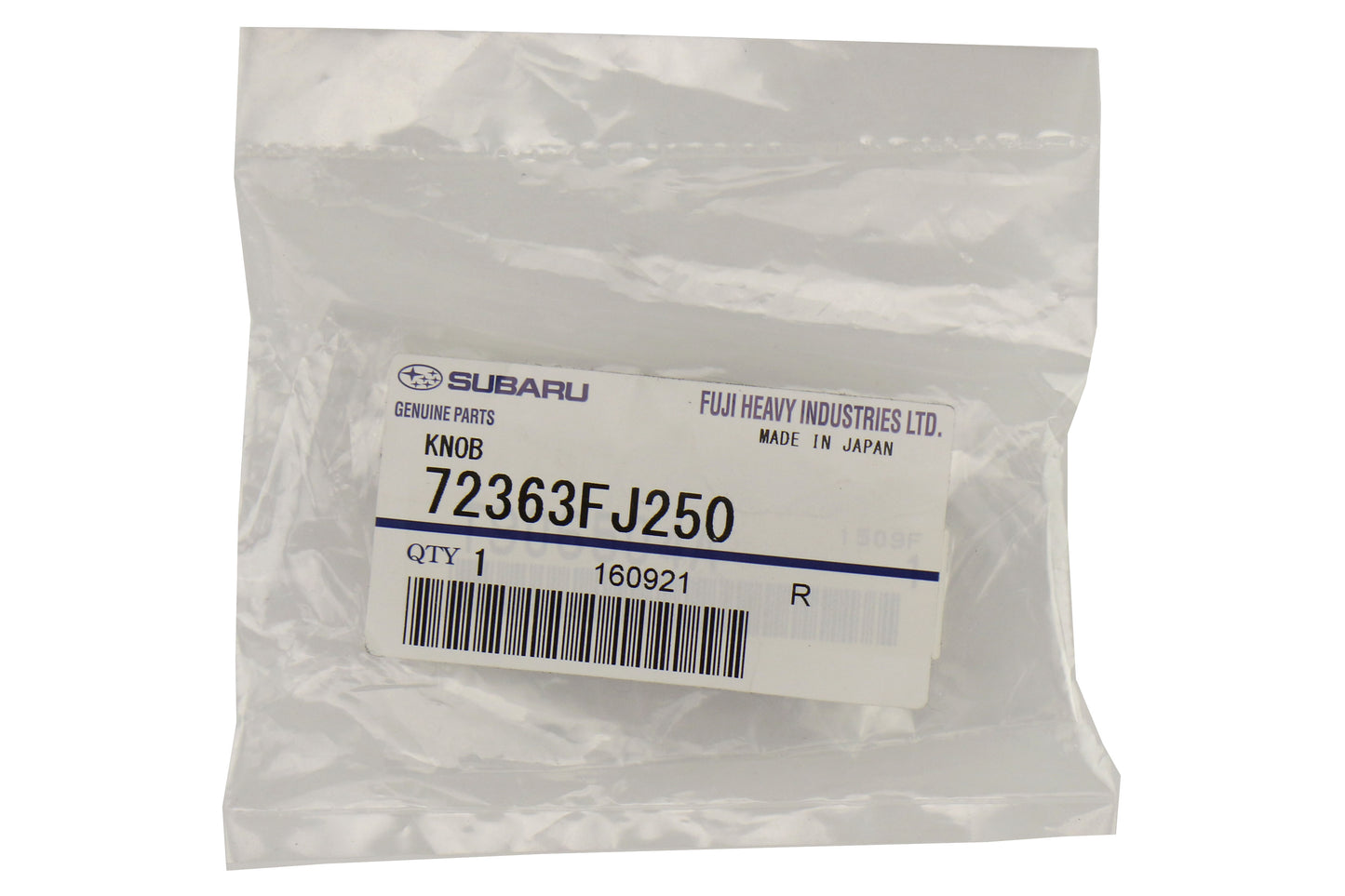 Subaru Piano Black Single Climate Zone Filler (4 of 6)