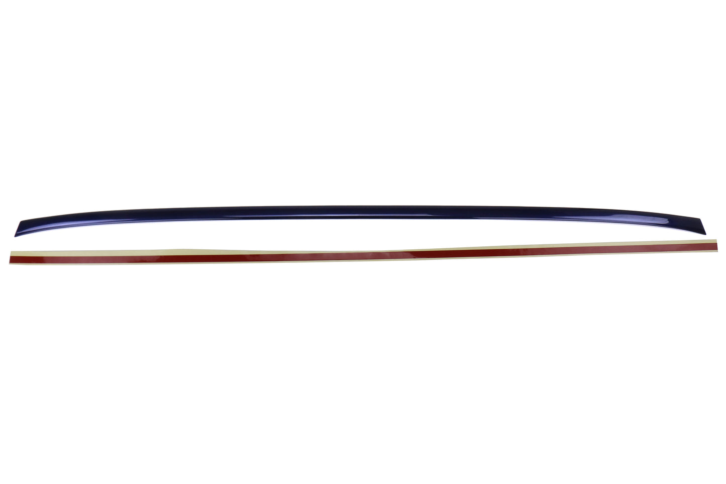 OLM Paint Matched Trunk Hole Delete for OEM Short Spoiler - Lapis Blue - 2015-2021 Subaru WRX / STI