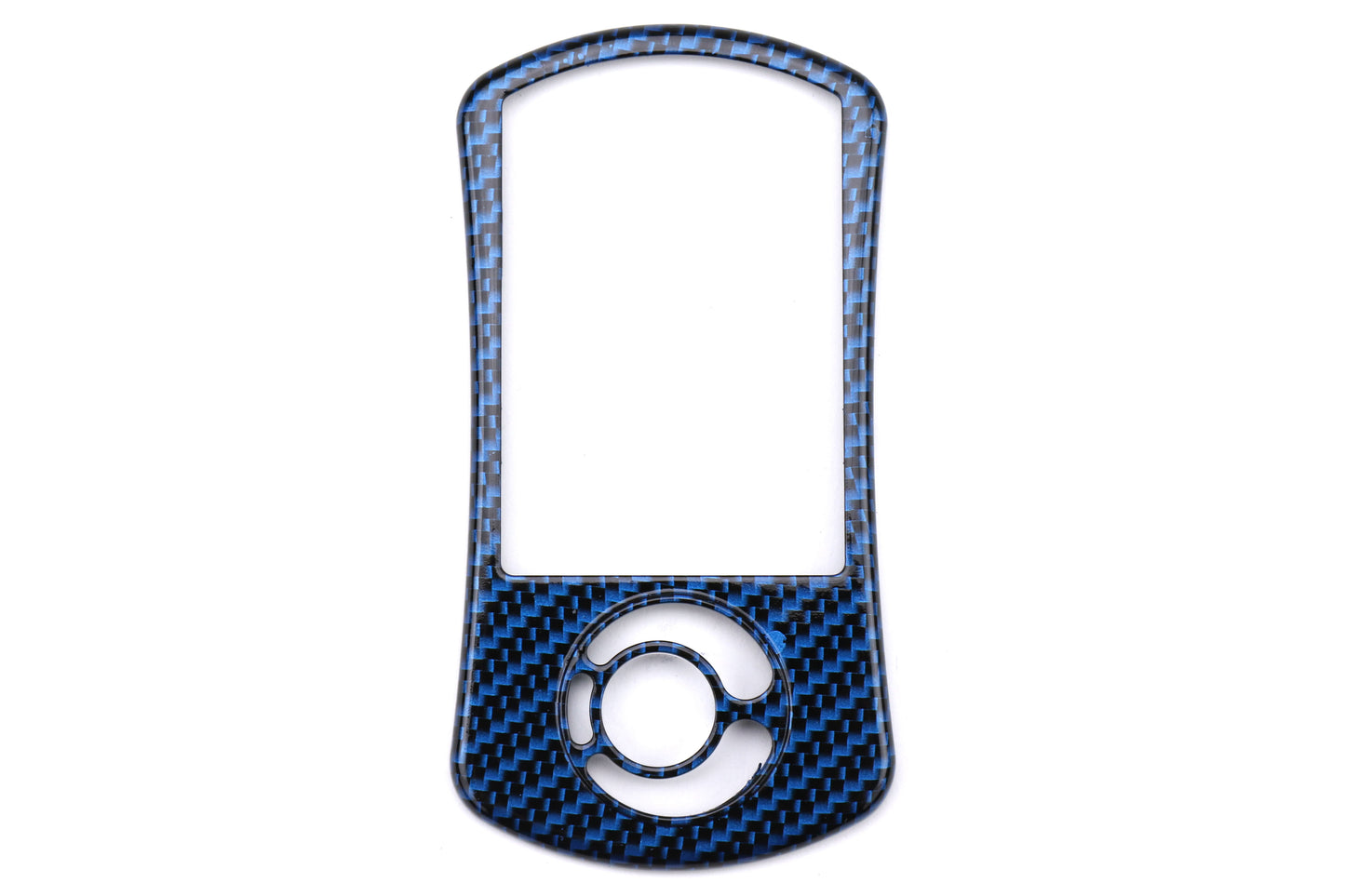 GCSAP3-BLUECARBON-FIBER COBB Accessport V3 Faceplate (Blue Carbon Fiber Print),