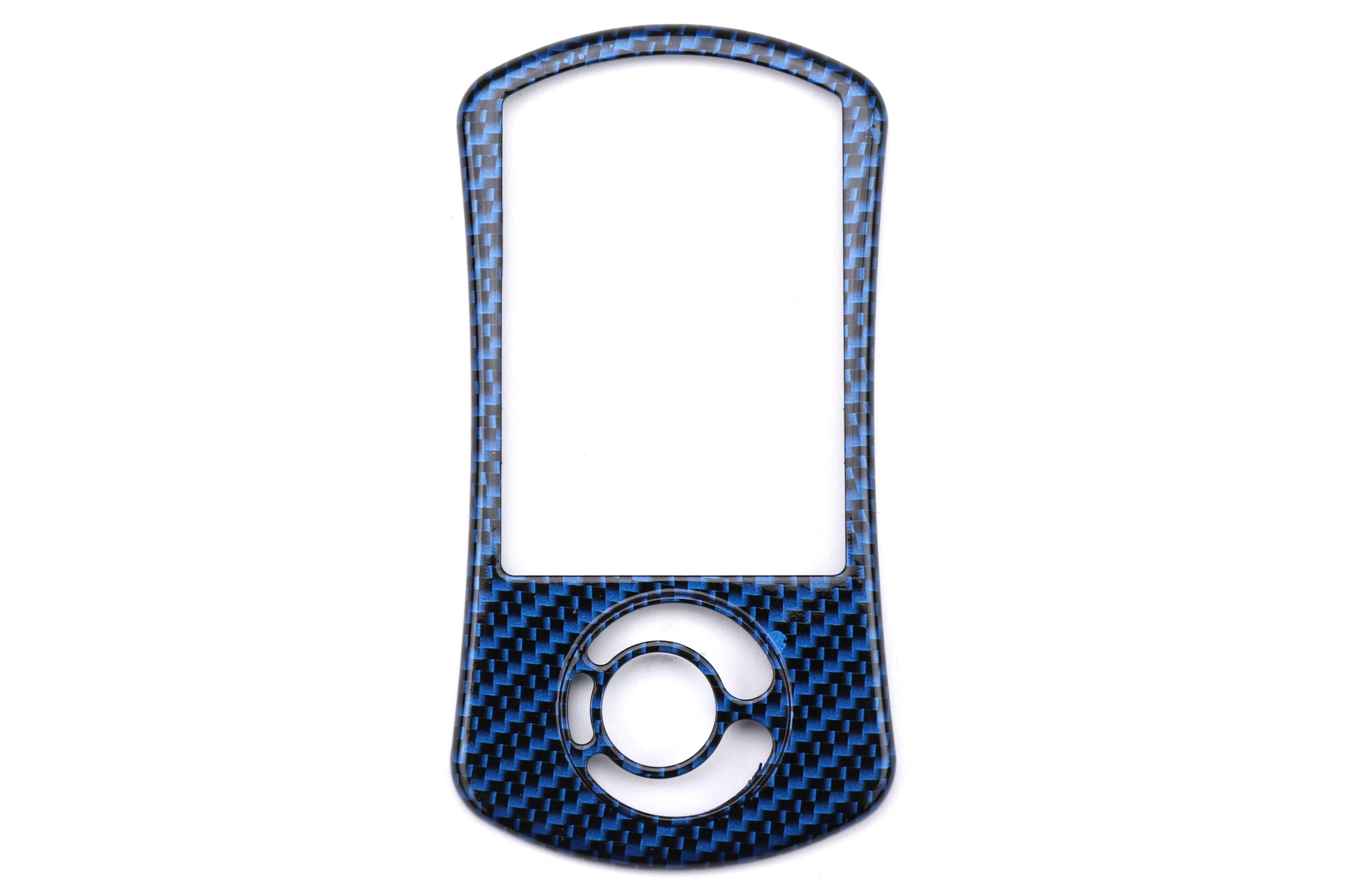 GCSAP3-BLUECARBON-FIBER COBB Accessport V3 Faceplate (Blue Carbon Fiber Print),