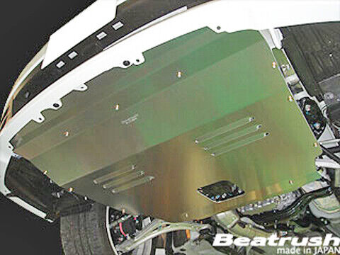 BEAS560210 Beatrush Aluminum UnderPanel w/ Option STI Arms - Subaru WRX / STI 2008-2014,