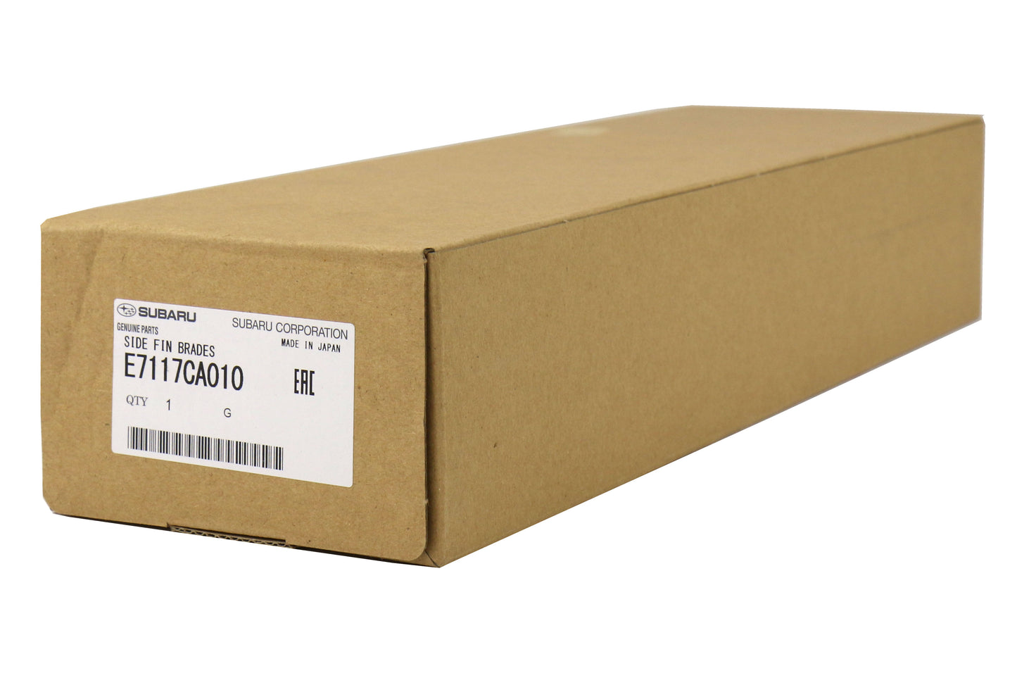 SUBE7117CA010 Subaru OEM JDM Satin Silver Fender Blade Trim Covers - 2017+ BRZ,